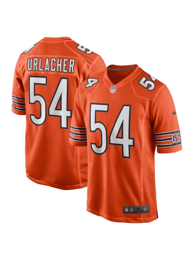 Men's Chicago Bears Brian Urlacher Nike Orange Retired Player Jersey 01