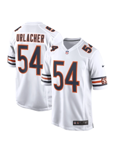Men's Chicago Bears Brian Urlacher Nike White Retired Player Game Jersey 01