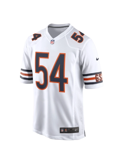 Men's Chicago Bears Brian Urlacher Nike White Retired Player Game Jersey 02