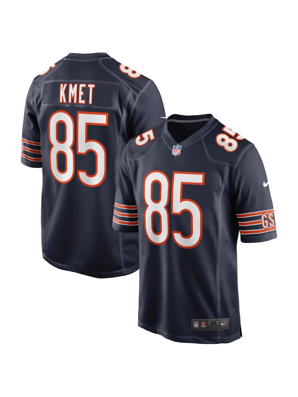 Men's Chicago Bears Cole Kmet Nike Navy Player Game Jersey