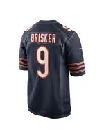 Men's Chicago Bears Jaquan Brisker Nike Navy Game Player Jersey