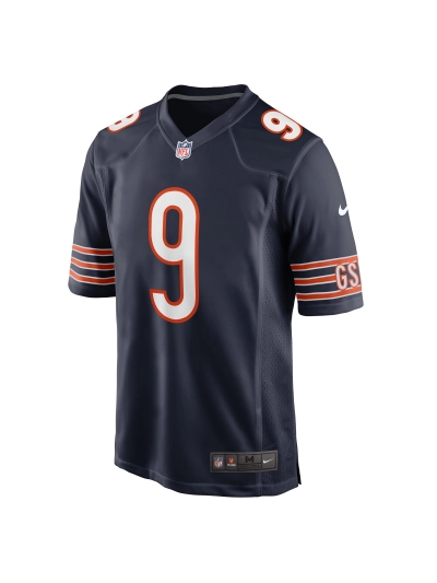 Men's Chicago Bears Jaquan Brisker Nike Navy Game Player Jersey 02