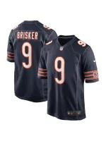 Men's Chicago Bears Jaquan Brisker Nike Navy Game Player Jersey