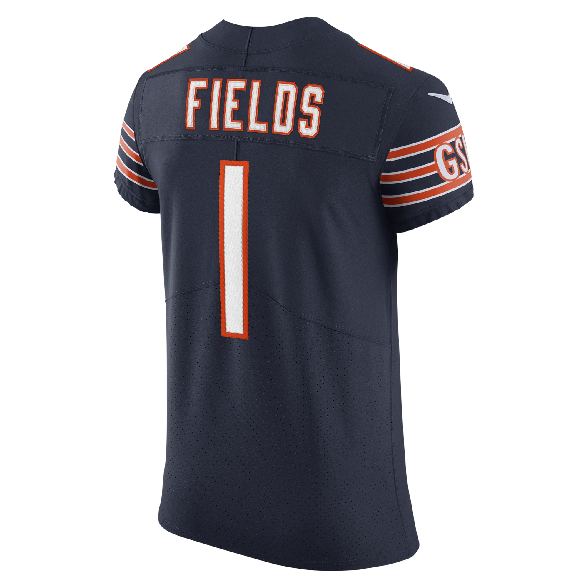 Men's Chicago Bears Justin Fields Nike Navy Vapor Elite Jersey