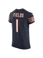 Men's Chicago Bears Justin Fields Nike Navy Vapor Elite Jersey