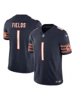 Men's Chicago Bears Justin Fields Nike Navy Vapor F.U.S.E. Limited Jersey