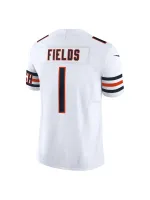 Men's Chicago Bears Justin Fields Nike White Vapor F.U.S.E. Limited Jersey