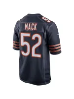 Men's Chicago Bears Khalil Mack Nike Navy Game Player Jersey
