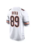 Men's Chicago Bears Mike Ditka Nike White Retired Player Game Jerse