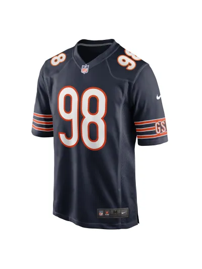 Men's Chicago Bears Montez Sweat Nike Navy Game Jersey 02