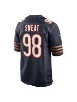 Men's Chicago Bears Montez Sweat Nike Navy Game Jersey