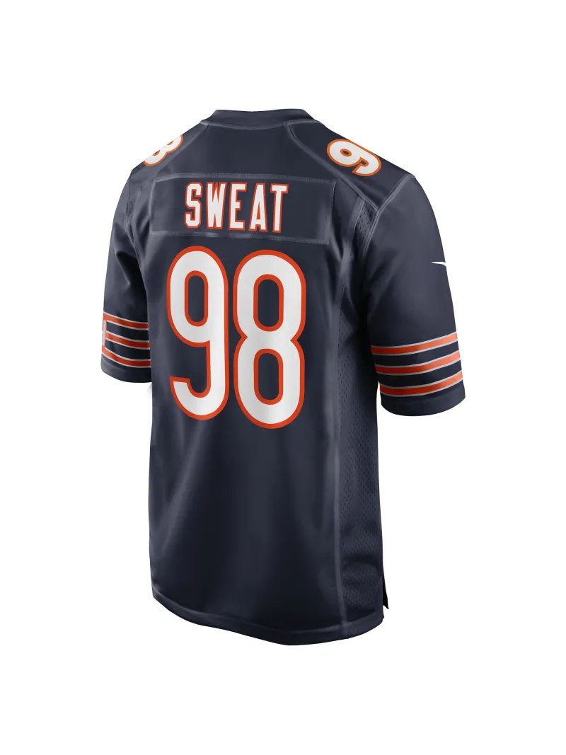 Men's Chicago Bears Montez Sweat Nike Navy Game Jersey