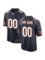 Men's Chicago Bears Nike Navy Custom Game Jersey