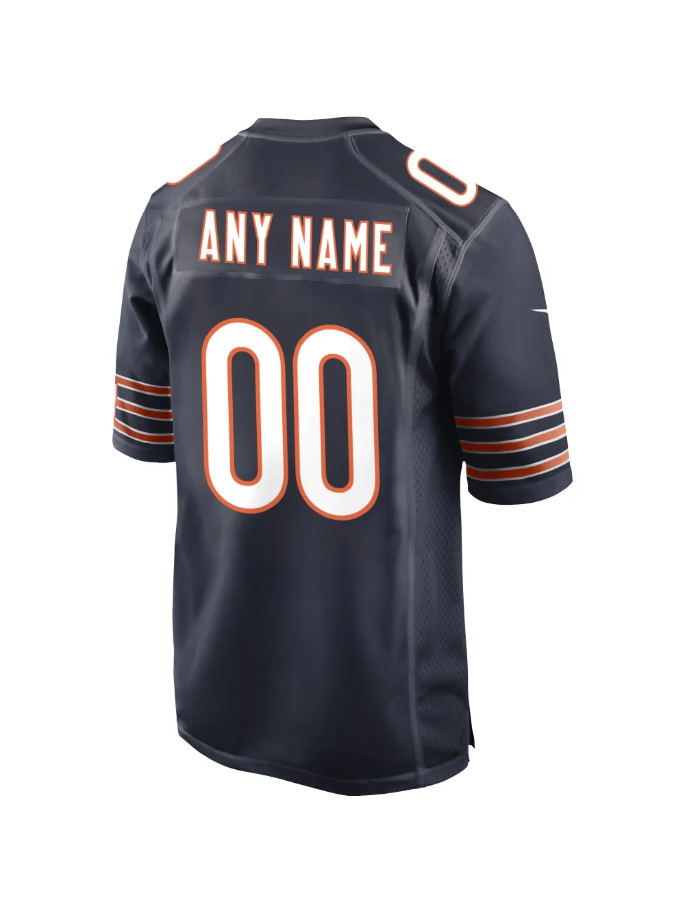 Men's Chicago Bears Nike Navy Custom Game Jersey