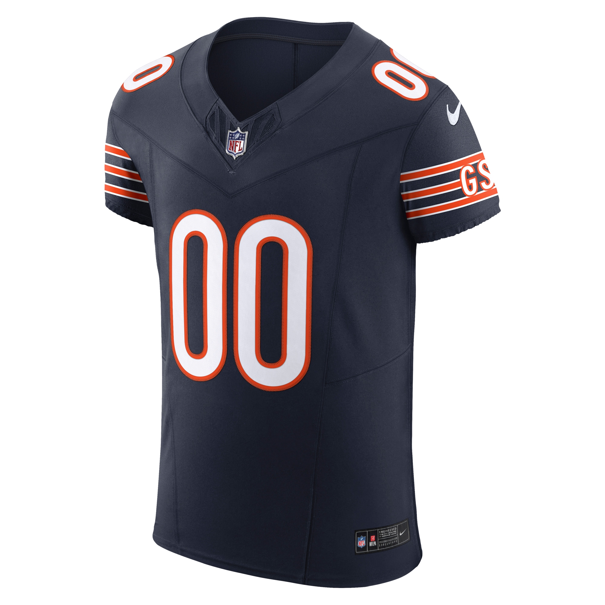 Men's Chicago Bears Nike Navy Vapor F.U.S.E. Elite Custom Jersey