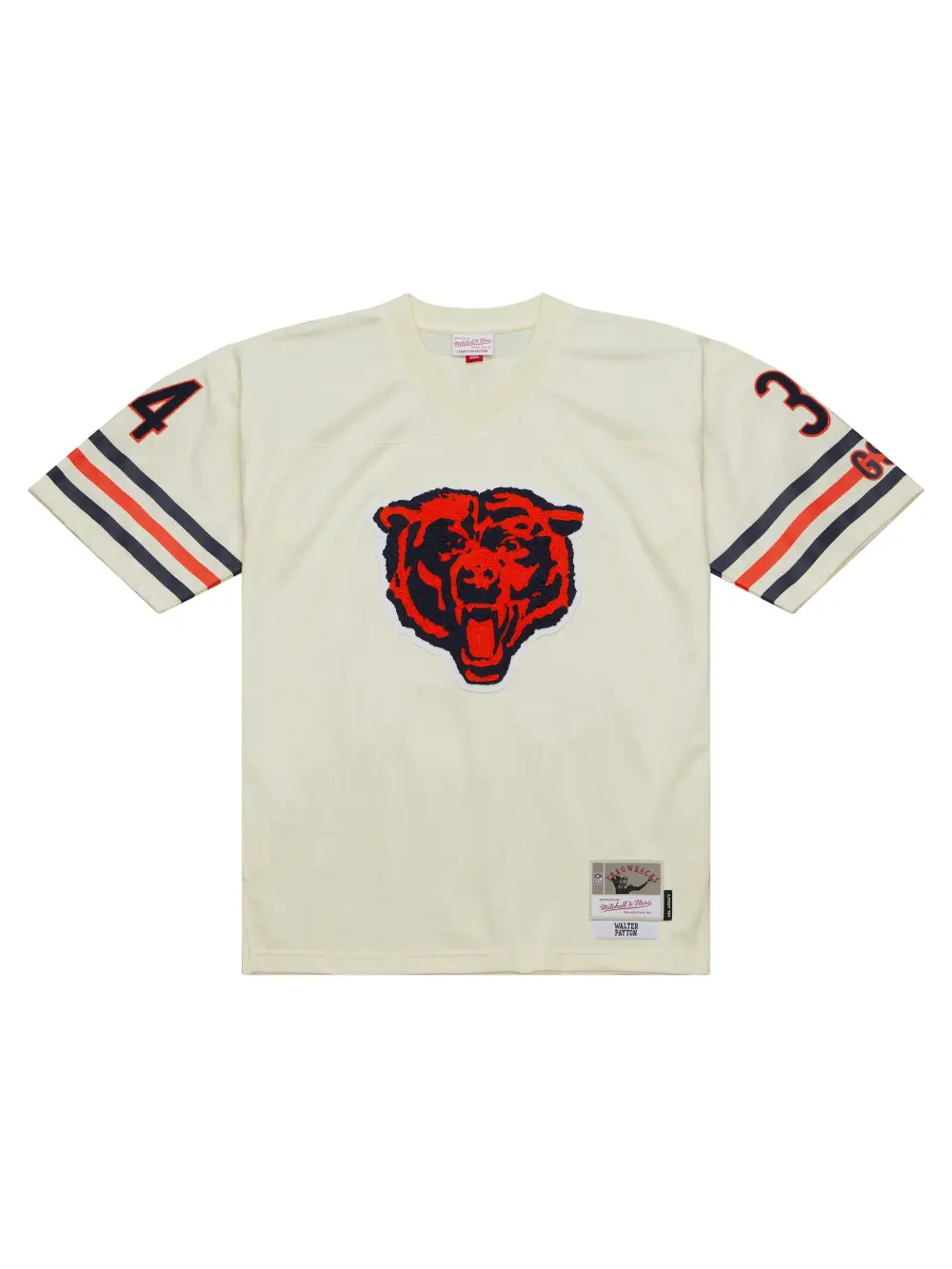 Men's Chicago Bears Walter Payton Mitchell & Ness Cream Chainstitch Legacy Jersey