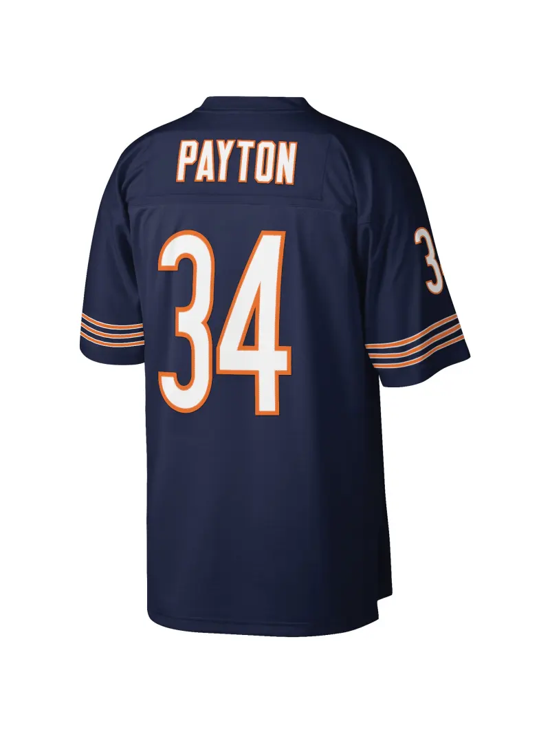 Men's Chicago Bears Walter Payton Mitchell & Ness Navy Big & Tall 1985 Retired Player Replica Jersey