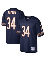 Men's Chicago Bears Walter Payton Mitchell & Ness Navy Big & Tall 1985 Retired Player Replica Jersey