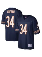 Men's Chicago Bears Walter Payton Mitchell & Ness Navy Big & Tall 1985 Retired Player Replica Jersey