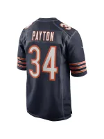 Men's Chicago Bears Walter Payton Nike Navy Game Retired Player Jersey