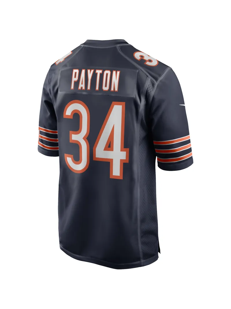 Men's Chicago Bears Walter Payton Nike Navy Game Retired Player Jersey