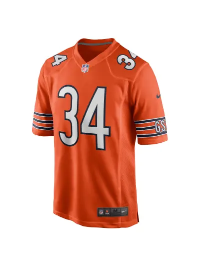 Men's Chicago Bears Walter Payton Nike Orange Retired Player Jersey 02