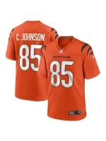 Men's Cincinnati Bengals Chad Johnson Nike Orange Retired Player Alternate Game Jersey