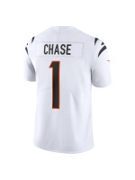 Men's Cincinnati Bengals Ja'Marr Chase Nike White Vapor Untouchable Limited Jersey