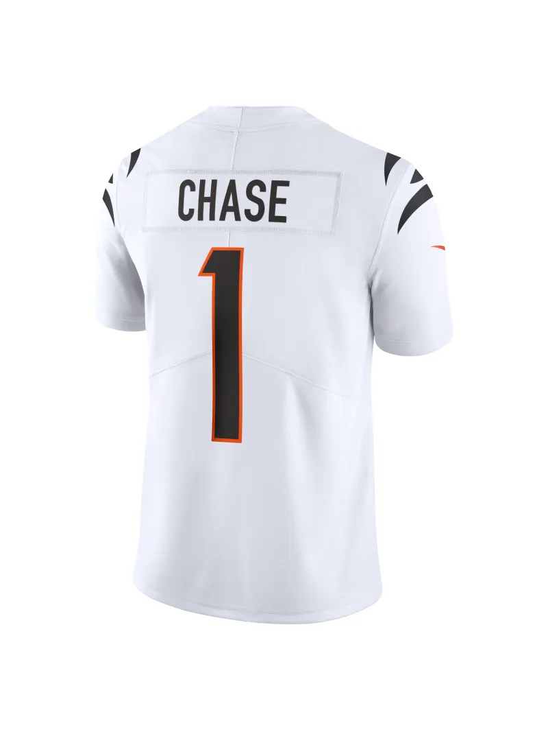 Men's Cincinnati Bengals Ja'Marr Chase Nike White Vapor Untouchable Limited Jersey