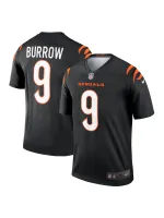 Men's Cincinnati Bengals Joe Burrow Nike Black Legend Jersey