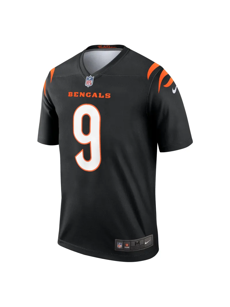 Men's Cincinnati Bengals Joe Burrow Nike Black Legend Jersey