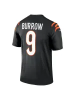 Men's Cincinnati Bengals Joe Burrow Nike Black Legend Jersey