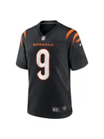 Men's Cincinnati Bengals Joe Burrow Nike Black Player Game Jersey