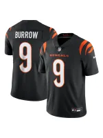 Men's Cincinnati Bengals Joe Burrow Nike Black Vapor Untouchable Limited Jersey