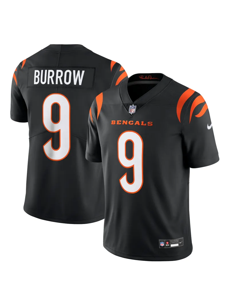 Men's Cincinnati Bengals Joe Burrow Nike Black Vapor Untouchable Limited Jersey