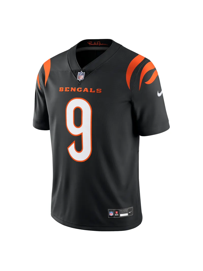 Men's Cincinnati Bengals Joe Burrow Nike Black Vapor Untouchable Limited Jersey