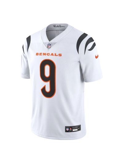 Men's Cincinnati Bengals Joe Burrow Nike White Vapor Untouchable Limited Jersey 02