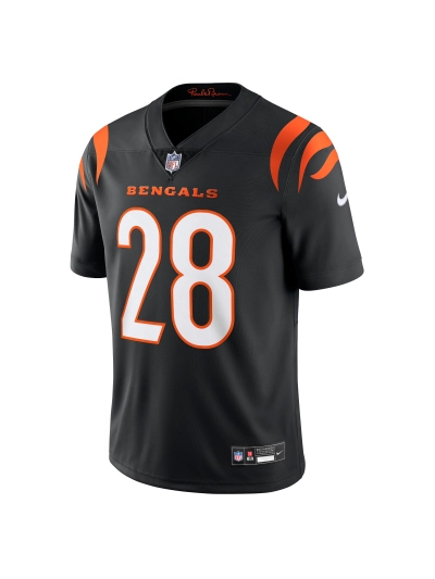 Men's Cincinnati Bengals Joe Mixon Nike Black Vapor Untouchable Limited Jersey 02
