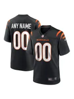 Men's Cincinnati Bengals Nike Black Game Custom Jersey