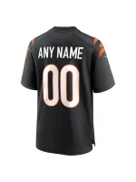 Men's Cincinnati Bengals Nike Black Game Custom Jersey