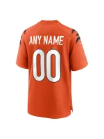 Men's Cincinnati Bengals Nike Orange Alternate Game Custom Jersey