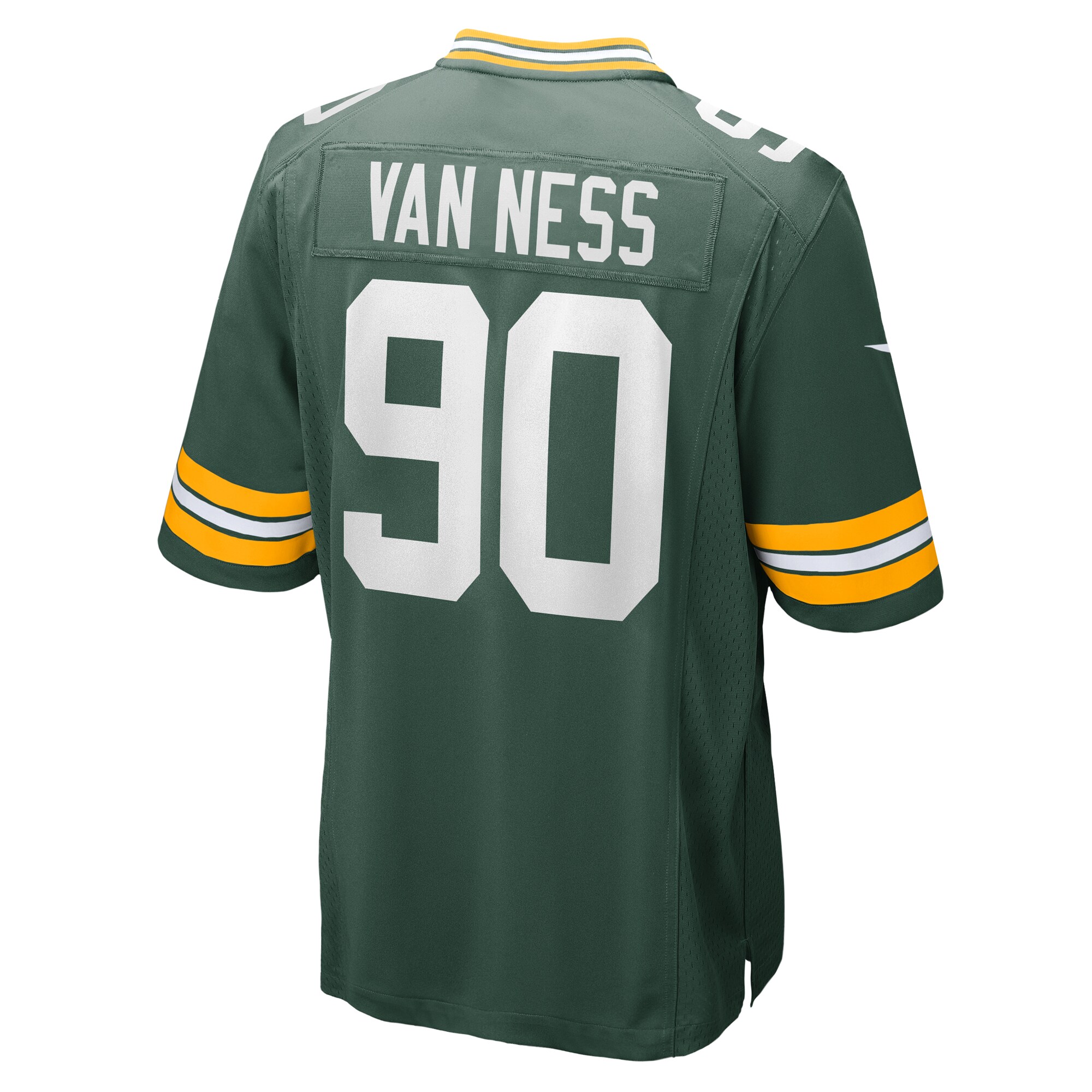 Lukas Van Ness Nike Green 2023 NFL Draft 1st Round Draft Game Jersey