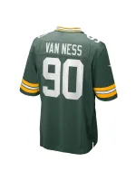 Lukas Van Ness Nike Green 2023 NFL Draft 1st Round Draft Game Jersey