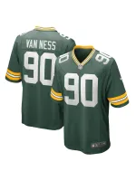 Lukas Van Ness Nike Green 2023 NFL Draft 1st Round Draft Game Jersey