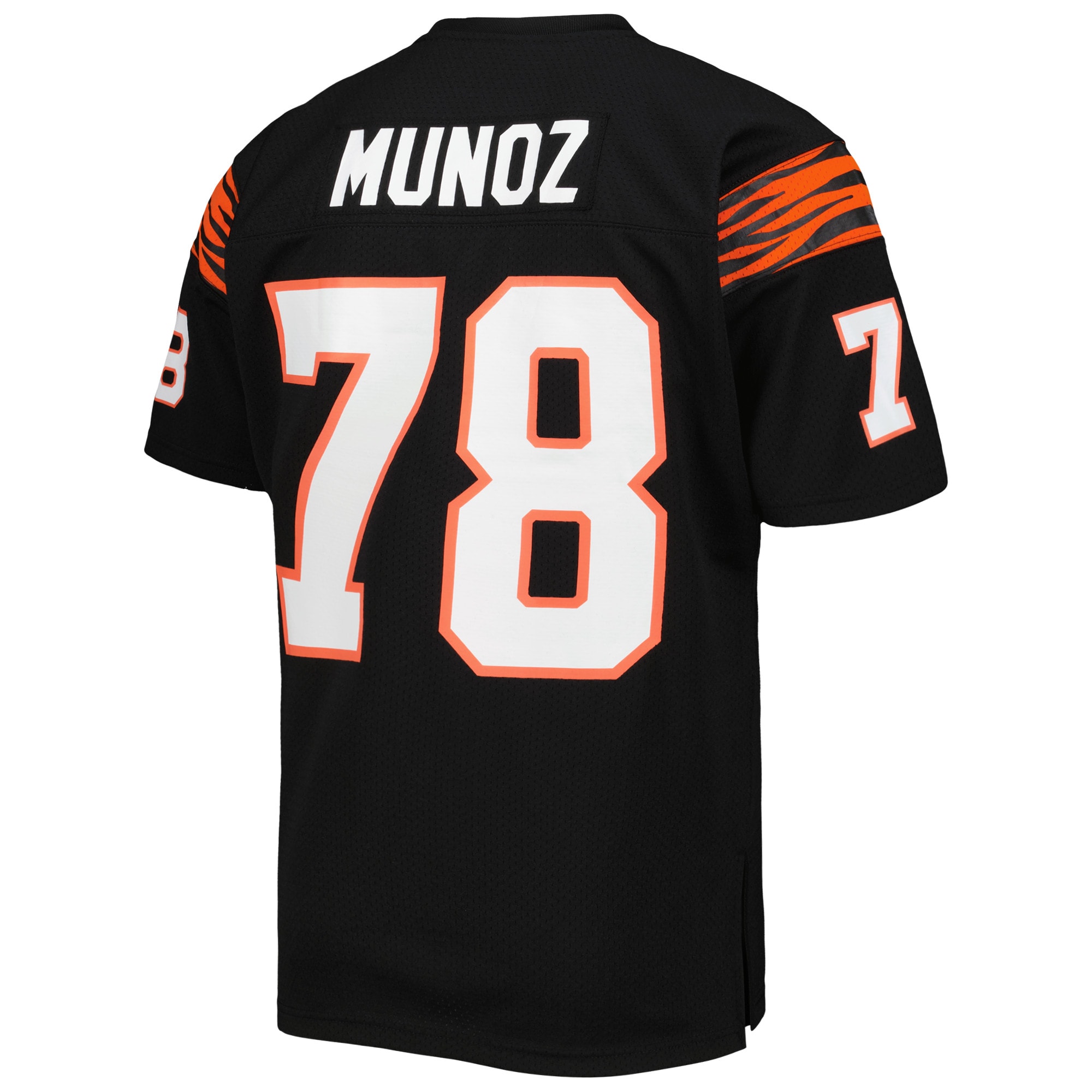 Men's Cincinnati Bengals Anthony Muñoz Mitchell & Ness Black Authentic Throwback Retired Player Jersey