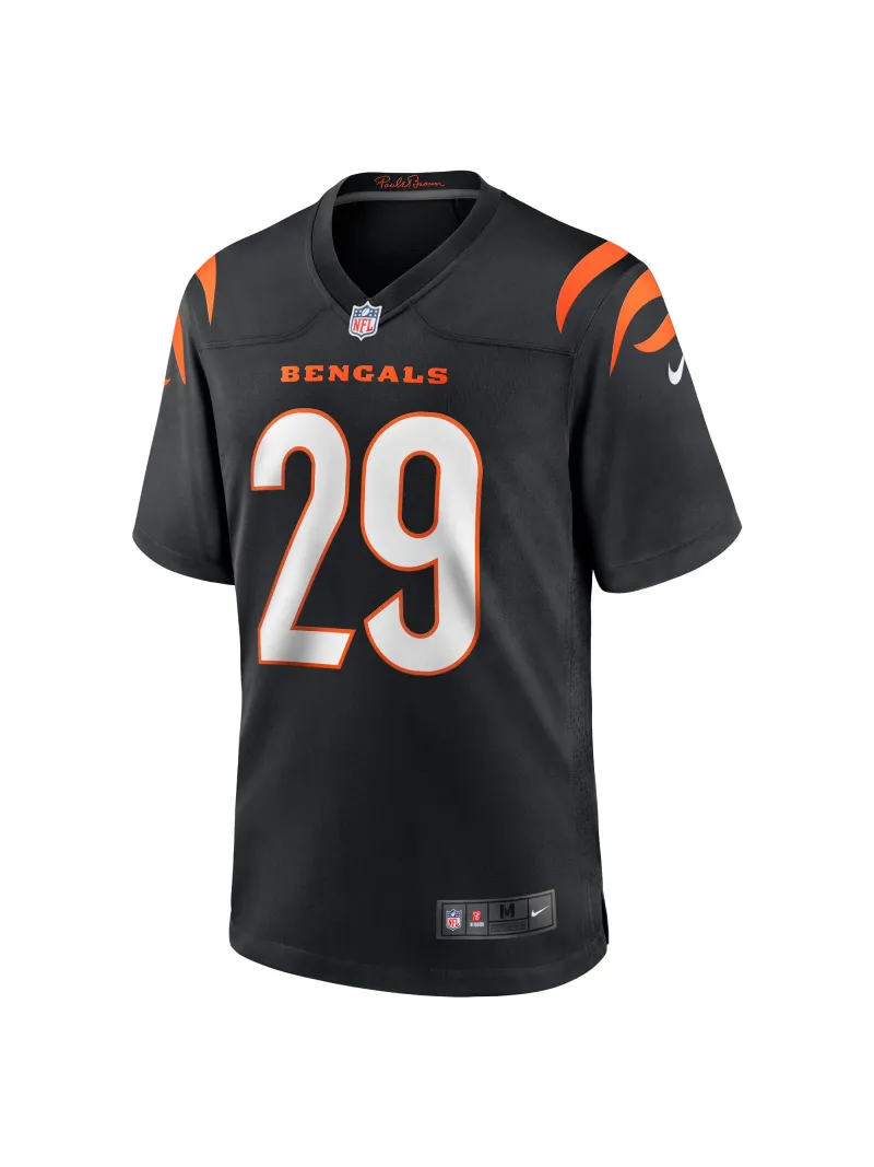 Men's Cincinnati Bengals Cam Taylor-Britt Nike Black Game Player Jersey