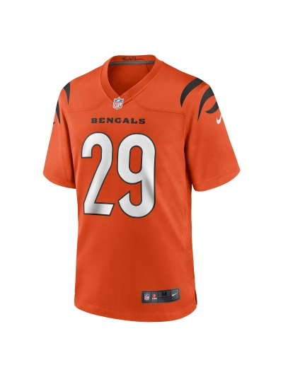 Men's Cincinnati Bengals Cam Taylor-Britt Nike Orange Alternate Game Jersey 02
