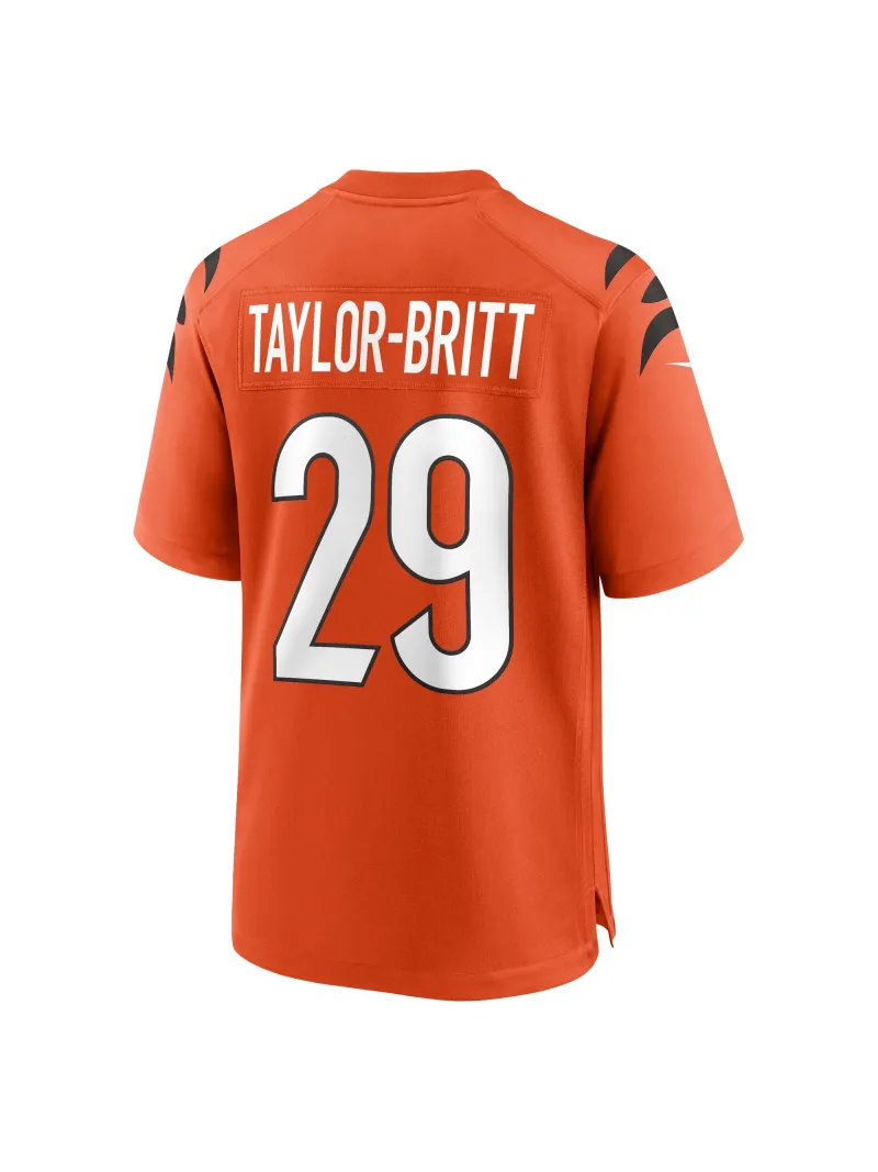 Men's Cincinnati Bengals Cam Taylor-Britt Nike Orange Alternate Game Jersey