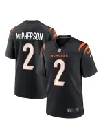 Men's Cincinnati Bengals Evan McPherson Nike Black Game Jersey