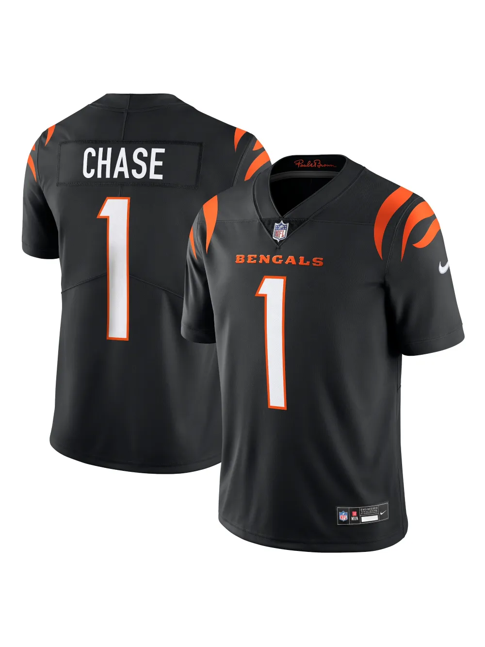 Men's Cincinnati Bengals Ja'Marr Chase Nike Black Vapor Untouchable Limited Jersey